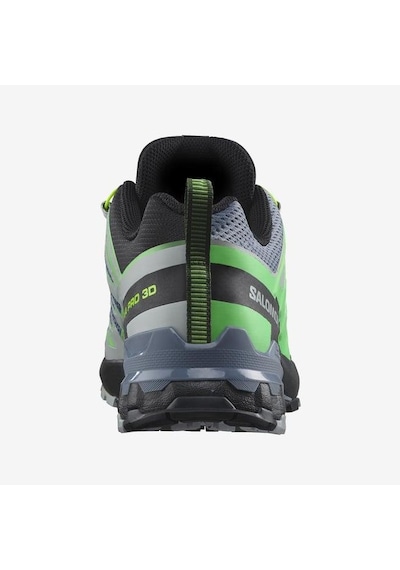 Salomon 472719 Xa Pro 3d V9 Flint Stone/green Gecko/black Erkek Outdoor Ayakkabı Gri