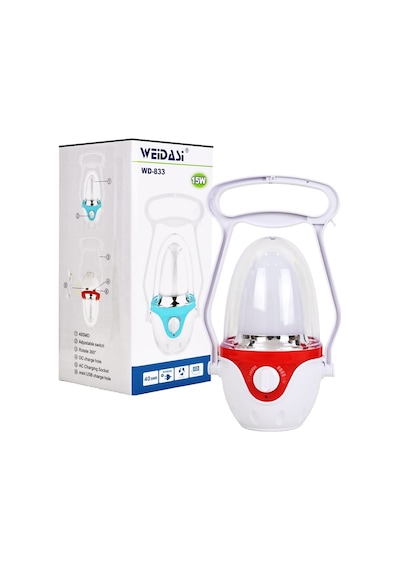Işıldak Wd-833 40 Ledli 15w Şarjlı Kamp Lambası
