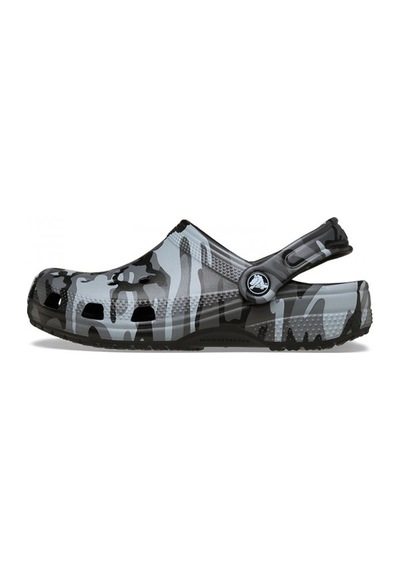 Crocs Classic Camouflage Clog Unisex Çocuk Terlik 211879 Siyah