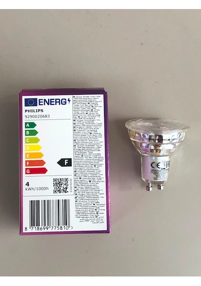 3 Adet Philips 4w 50w 345 Lumen 3000k Sarı Dimli Gu10 Led Spot 15.000 Saat -