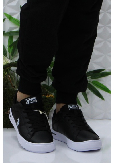 U.s. Polo Assn. Mango Siyah Beyaz Rahat Ürün Hafif Sneaker Erkek Ayakkabı 001