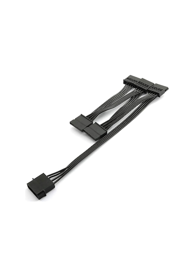 Molex to 5 Sata Power Kablo Ide 4 Pin Sata 15 Pin Sata Güç Kablos