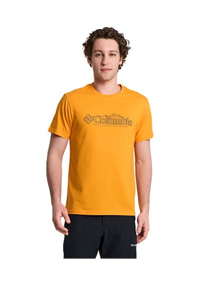 Columbia Cs0414 Csc M Branded Peaks Ss Tee Erkek Günlük Tişört 9110861816 Turuncu Turuncu