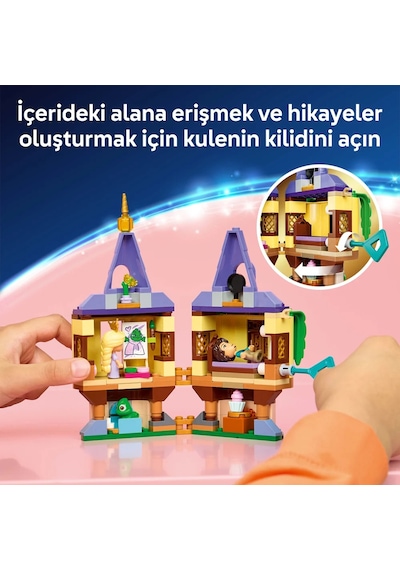 LEGO® ǀ Disney Princess Rapunzel’in Mini Kulesi 43294 – 5 Yaş Üzeri Çocuklar için 3 Karakter İçeren Oyuncak Yapım Seti (171 Parça)
