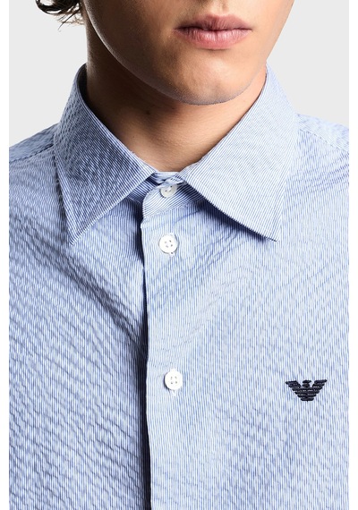 Emporio Armani Erkek Gömlek Em000099 Te16993 F9026 Açık Mavi Açık Mavi