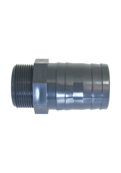 Hose Adaptor For Valve. Threaded Bspt 1/2". Plastic