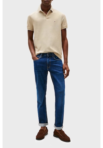 Tommy Hilfiger Erkek Polo Yaka T Shirt Mw0mw17770 Rbt Kum Kum