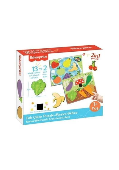 Fp2793 Fısher Prıce Tak Çıkar Puzzle Meyve Sebze