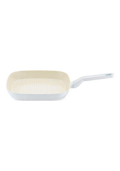 Jumbo Swiss Crystal Light Grey Grill Tava 28 Cm Gri