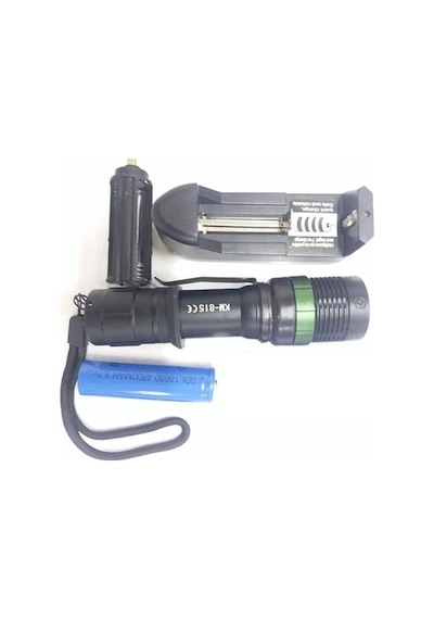 Star Km-815 Zoomlu El Feneri Cree Led Siyah