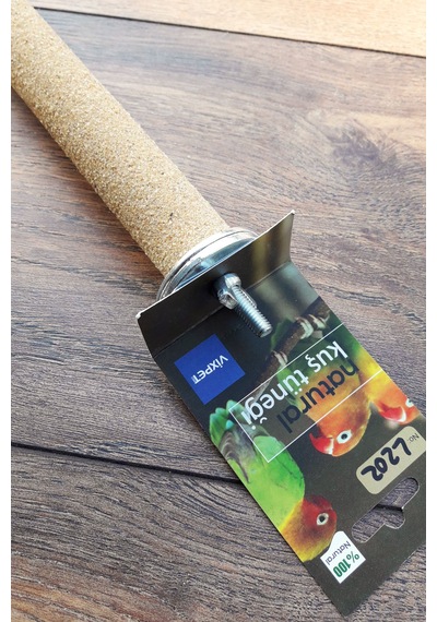 Venty 22.5 cm - Çapı 25 mm Kumlu Pedikür Papağan Tüneği | Jako, Amazon, Eklektus, Kayık, Alex, Konur