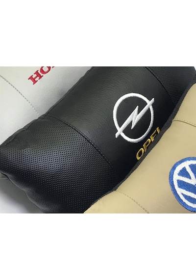 Volkswagen Lüks Deri Oto Yastık Boyun Yastığı (376784879)