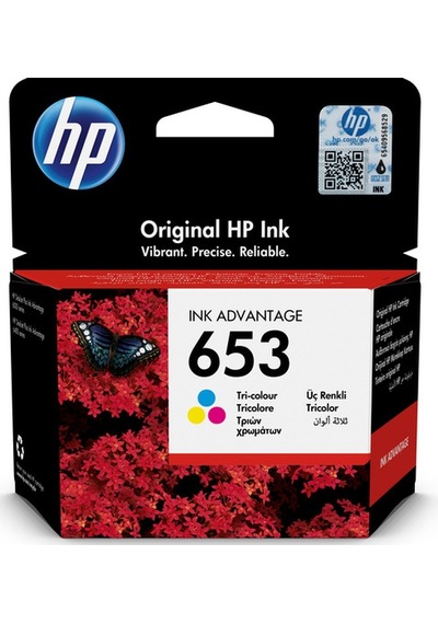 Hp 3Ym74Ae Cmy Mürekkep Kartuş 653