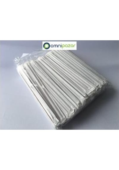 Hijyenik Kağıtlı Pipet Kısa 200'Lü Paket