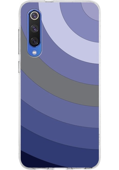 Xiaomi Mi 9 Se Uyumlu Kapak Renk Cümbüşü Tasarımlı Şeffaf Silikon Kılıf