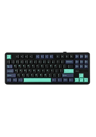 Aula F87 Mekanik Rgb Tkl Graywood V4 Switch Kablosuz Makrolu Klavye