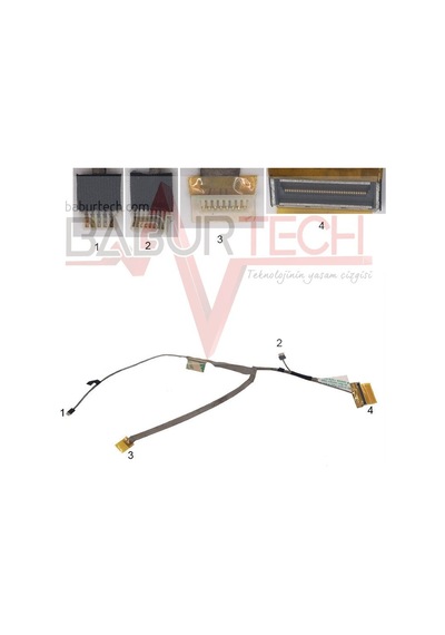 Lenovo Uyumlu Ideapad S10-3 Edp Lcd Data Flex Kablosu - Dd0Fl5Lc000