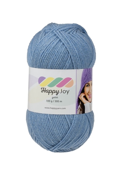Kürkçü Han Happy Joy 100gr 300m El Örgü İpi Su Mavisi Hj085