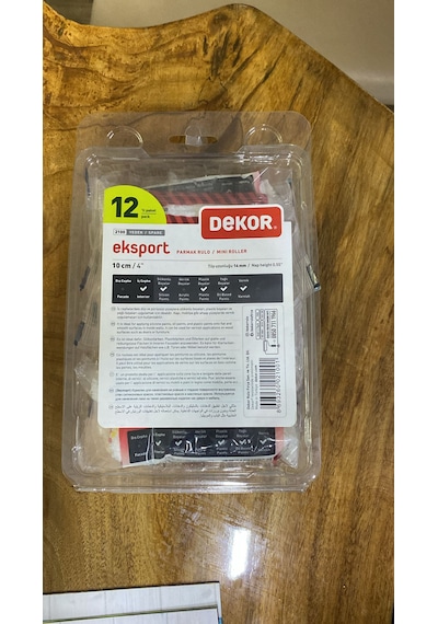 Dekor Eksport Parmak Rulo