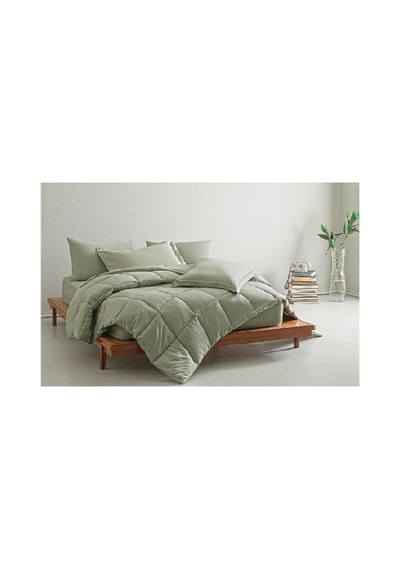 Schafer Home Deluxe Çift Kişilik Yorgan Seti 3-adaçayı Yeşili Diğer