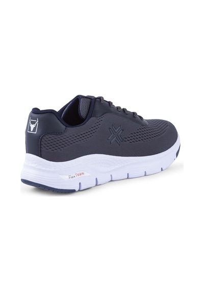 Buckhead 4321 Timar Gri Lacivert Unisex Comfort Sneaker Spor Ayakkabı Gri - Lacivert
