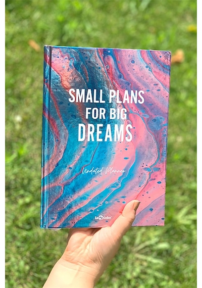 Metalik Süresiz Planlayıcı Dreams 17x24 Mavi