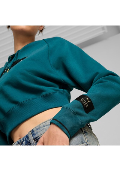 Puma Classics Relaxed Kadın Yeşil Sweatshirt627484