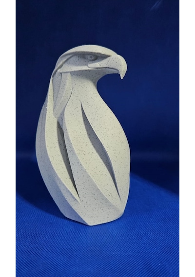 Koleksiyonluk Kartal Heykeli 15 Cm Dekoratif Biblo Hediyelik Modern Tasarım Model