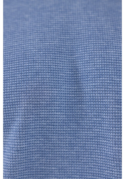 Rowinger Waffle Dokulu Nakış Logo Detaylı Oversize Erkek T-shirt İndigo