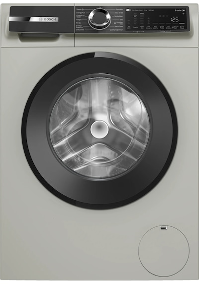 Bosch Serie 6 WGK252ZSTR 1200 Devir 10 KG Çamaşır Makinesi Gümüş
