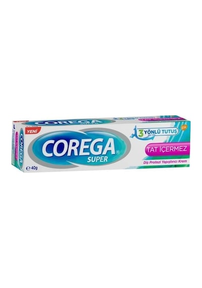 Corega Super Tat İçermez Diş Protez Yapıştırıcı Krem 40 G