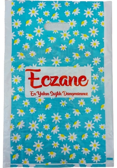 Eczane Poşeti Bio Büyük Elgeçme 500 Adet 28 x 40 CM