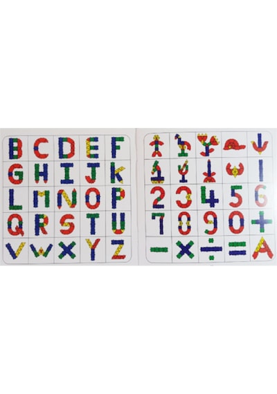 Hobi Hed Puzzle Oyunu Sayı Hayvan Nesne Oluşturma. Yaratıcı Puzzl