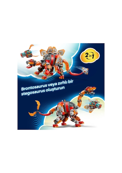LEGO® DREAMZzz™ Dinozor Jet 71514 – 9 Yaş ve Üzeri Çocuklar için 4 Minifigür İçeren Yaratıcı Oyuncak Yapım Seti (1007 Parça)