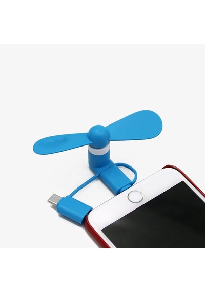 Cep Boy Telefon Soğutucu Fan Sessiz Çalışan Mini Usb Pervane Android İos Uyumlu