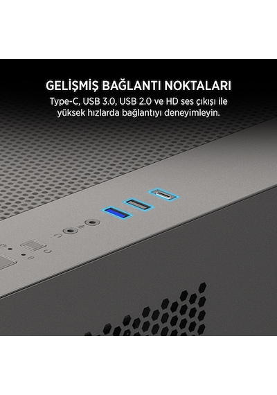 James Donkey Stark S700 3xargb Temperli Cam 650w 80+ Bronze Matx Siyah Gaming Oyuncu Kasa