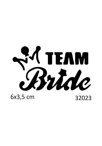 Airbrush Tattoo Team Bride Bekarlığa Veda Partisi Yapışkanlı Stencil Süsleme Ve Boyama Kalıbı