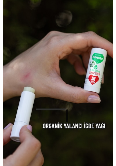 Siveno %100 Doğal Super Stick Anlık Yatıştırıcı Onarıcı Organik Yalancı İğde Yağlı 6 G