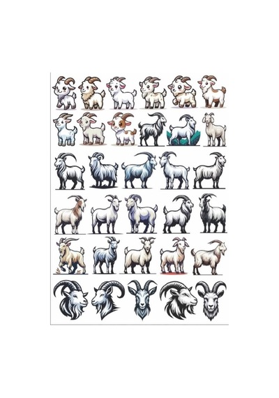 Keçi Sticker Set