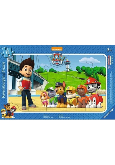 15 Parça Küçük Çerçeveli Paw Patrol Puzzle -061242