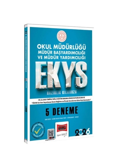 Yargı Yayınları 2026 Ekys Okul Müdürlüğü Müdür Başyardımcılığı Ve Müdür Yardımcılığı 5 Deneme