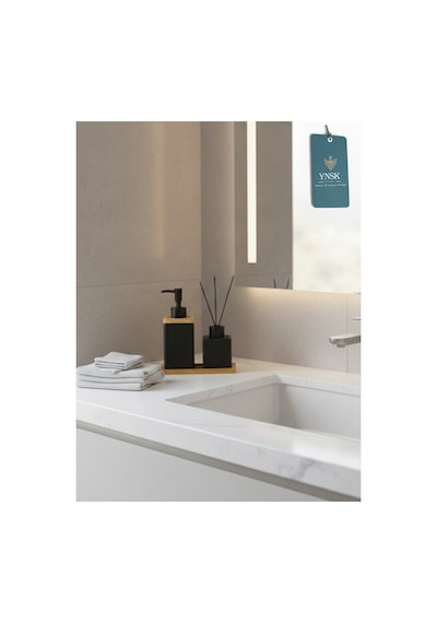 Chacha Home Luxury Lotion Lüks Banyo Seti, Seramik Sıvı Sabunluk, Seramik Oda Kokusu Şişesi, Bambu Tepsi Mat Siyah