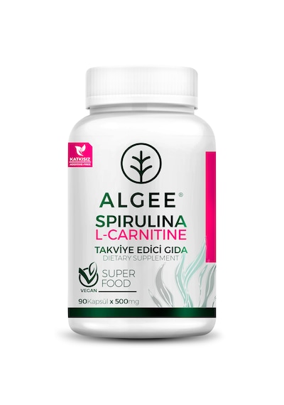 Algee Spirulina & L-carnitine Bitkisel Takviye 90 Kapsül Algee Spirulina & L-carnitine Bitkisel Takviye 90 Kapsül