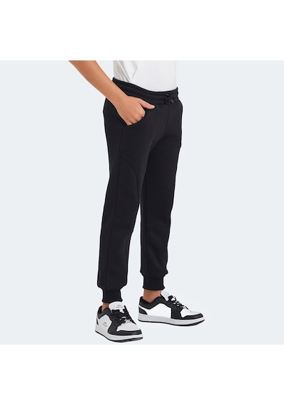 Slazenger LAVRA Çocuk Cepli Siyah Eşofman Altı