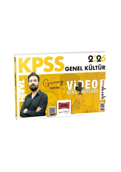 Yargı Yayınları 2026 Kpss Genel Kültür Tarih Video Ders Notları Günay Göktaş