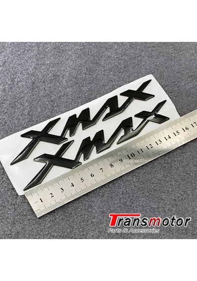 Xmax Metalik Damla Logo Amblem Seti Ithal Lli Gümüş