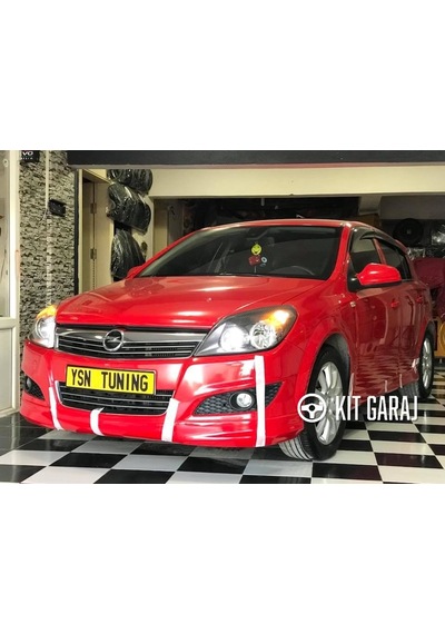 Kit Garaj Astra H Ön Ek Makyajlı Plastik Boyasız
