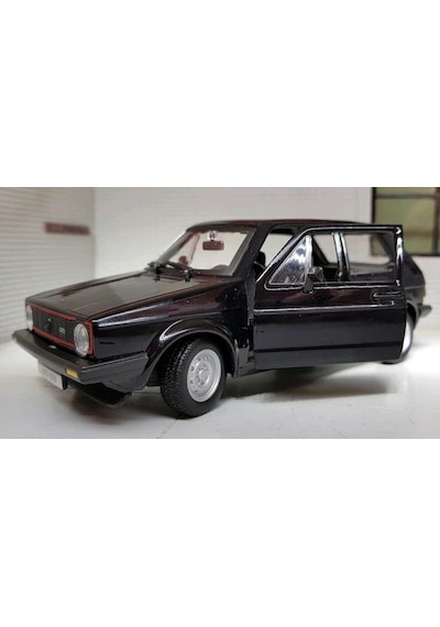 Burago 1979 Volkswagen Golf Mk1 Gtı 1 24 Siyah Model Araba