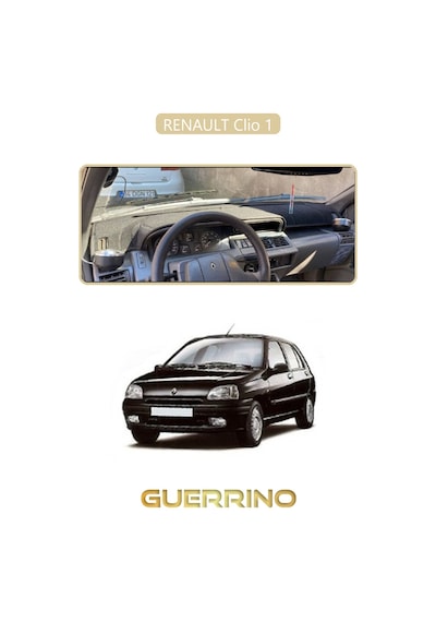 Renault Clio 1torpido Koruma Halısı Bej Kenar