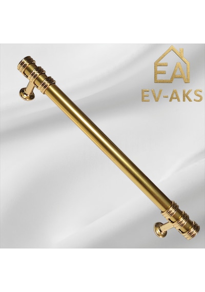 Reis Kulp Nesli Model Alüminyum Metal Dolap Çekmece Kulpu Gold Altın